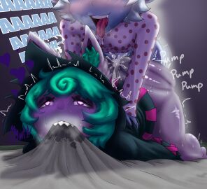 1futa 1girls all_fours ambiguous_consent anal anal_pounding anal_sex asleep ass big_ass biting_sheets blue_skin bottomless breasts bunny clothed clothed_sex clothing cum cum_in_ass cum_inside darkafterdark dialogue doggy_style domination duo english_text fake_sleep female femsub front_view futa_on_female futadom futanari green_hair intersex kneeling lagomorph league_of_legends mostly_nude partially_clothed plap pounding pounding_ass purple_skin rabbit rabbit_ears rabbit_girl riot_games secretly_loves_it sex sheets shortstack sleeping_bag submissive_female sweat sweating text tristana unaware vex_(league_of_legends) white_hair yordle