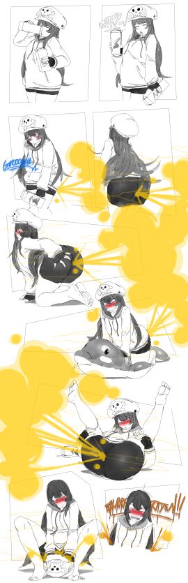 fart fart_cloud fart_fetish farting farts guilty_gear lazei may_(guilty_gear)