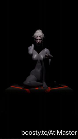 3d atlmaster baldur's_gate_3 black_background minthara sitting sketch_page solo