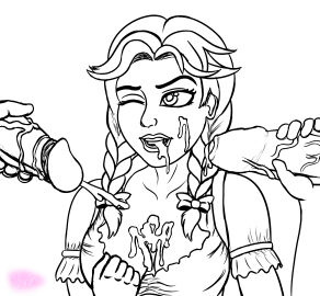 1girls 2boys alternate_costume big_penis breasts cum cum_in_mouth cum_on_breasts cum_on_face cumshot facial female goddess handjob hi-rez_studios line_art male mythology nu_wa_(smite) oktoberfest_nu_wa penis smite