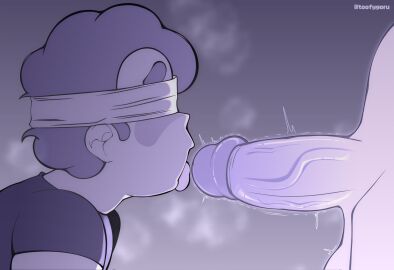 blinded blindfold blindfolded blinds chad_steven erect_penis erection foreskin fully_clothed fully_naked fully_nude fully_retracted_foreskin gay gay_sex imminent_fellatio male male/male male_focus male_only penis pink_steven retracted_foreskin shirt steven_quartz_universe steven_universe tongue tongue_out toofygoru uncircumcised vibrating vibrating_penis young