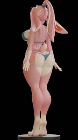 animated big_ass big_breasts bikini breasts bubble_butt cleavage dividebyzero female furry huge_ass huge_breasts tagme thick_thighs video wide_hips