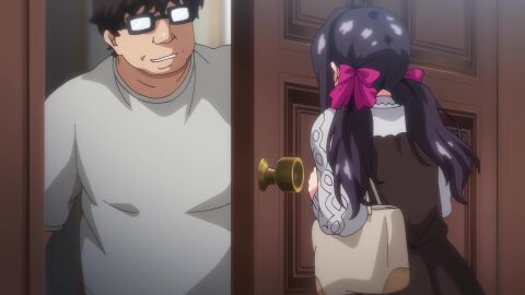 1boy 1girls 2d 2d_animation animated back_view balls_deep big_cock big_penis black_hair blowjob blush censored censored_penis close-up clothed clothed_female clothing cock cum cum_in_mouth cum_inside cum_on_clothes cum_on_hair cum_on_tongue cumming cumshot deep_penetration deepthroat door ejaculation eyebrows eyelashes fat fat_male fellatio female female_penetrated forced_oral from_side front_view glasses grabbing grin head_grab high_resolution highres huge_cock indoors japanese_voice_acting large_penis light-skinned_female light_skin long_penis longer_than_10_seconds male male/female male_penetrating male_penetrating_female mole mole_under_eye mosaic_censoring mp4 nerd nonohara_yuka_no_himitsu_no_haishin oral oral_penetration oral_sex pale-skinned_female pale_skin penetration penis penis_in_mouth pov pubic_hair saliva saliva_drip saliva_trail semen shorter_than_30_seconds side_view sound standing straight sucking sucking_penis sweat sweatdrop sweating t-rex_(animation_studio) tagme teenage_girl video voice_acted x-ray