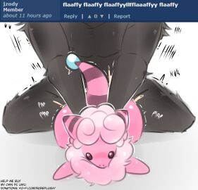 absurd_res anal anal_sex anthro ass big_ass big_butt blush bodily_fluids canid canine cum duo flaaffy fur generation_2_pokemon genital_fluids hi_res huge_ass huge_butt huge_hips huge_thighs male male/male male_penetrated male_penetrating male_penetrating_male mammal nintendo penetration penile penile_penetration penis pokemon pokemon_(species) rareplushy rough_sex sex simple_background size_difference tail text thick_thighs wide_hips