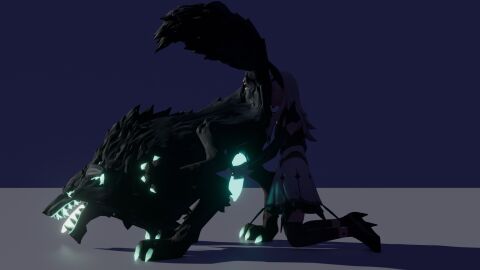1girls 3d beast_rimming bestiality blender blender_(software) blue_penis canine canine_penis cerberus_(fortnite) clothed clothed_female_nude_male clothing eating_ass female femdom feral feral_on_female feral_penetrated fluffy fluffy_tail fortnite fortnite:_battle_royale glowing glowing_genitalia holding_penis holding_tail knot knotted_penis lexa_(fortnite) male on_knees pawpads paws penis princess_lexa_(fortnite) rimjob rimming tongue tongue_out wolf zoophilia