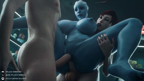 1boy 1futa 1girls 3d alien alien_girl alien_humanoid asari ass big_ass big_breasts bioware blue-skinned_female blue_body blue_skin breasts bust busty chest commander_shepard curvaceous curvy curvy_figure dickgirl dickgirl/female double_penetration electronic_arts erect_nipples female female_focus femshep futa_on_female futanari futashep group_sex hair_tentacles hips hourglass_figure huge_ass huge_breasts humanoid intersex jane_shepard large_ass large_breasts legs liara_t'soni light-skinned_futa light-skinned_male light_skin male mass_effect mature mature_female nipples partial_male plague_of_humanity_(artist) slim_waist straight tentacle_hair thick thick_hips thick_legs thick_thighs thighs threesome video_game_character voluptuous voluptuous_female waist wide_hips