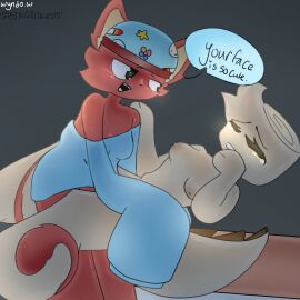 2girls dandy's_world female gigi_(dandy's_world) lesbian_sex naked naked_female shelly_(dandy's_world) wyndow yuri