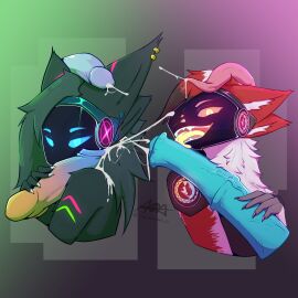 4_ears absurd_res adeptus_mechanicus ambiguous_gender animal_genitalia animal_penis anthro bedroom_eyes bodily_fluids cum cum_in_hair cum_on_shoulder cumshot digital_media_(artwork) disembodied_penis duo_focus ear_piercing ear_ring ejaculation equine_genitalia equine_penis erection fangs fur genital_fluids genitals gold_(metal) gold_jewelry gold_piercing gold_ring_piercing group hair hi_res humanoid_genitalia humanoid_penis jewelry knot knotted_penis licking long_penis machine male male/ambiguous multi_ear narrowed_eyes nova_(smashedplate21) open_mouth oral penile penis penis_lick piercing protogen ring_piercing seductive sex smashedplate21 teeth tongue