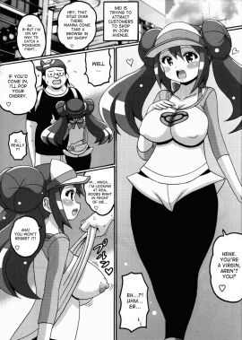 anime breasts female haguruman koutarosu manga pokeaspie pokeburu pokeharlot pokemon rosa_(pokemon)