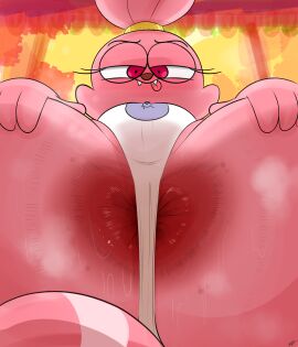 absurd_res anthro anus anus_close-up anus_focus ass ass_close-up ass_closeup ass_focus bear between_legs_view big_ass big_butt black_eyebrows bodily_fluids butt butt_close-up butt_focus cartoon_network cheek_tuft chowder_(series) close-up close-up_ass close-up_pussy close_up close_up_ass close_up_pussy close_up_view closeup closeup_view clothing domestic_cat eyebrows eyelashes facesitting facesitting_pov facial_tuft fangs felid feline felis female first_person_view fur half-closed_eyes hi_res huge_ass huge_butt hybrid lagomorph leporid long_ears long_eyelashes looking_at_viewer mammal markings narrowed_eyes ota_(artist) panini panini_(chowder) panties pink_body pink_ears pink_eyes pink_fur pink_tail pink_tongue pupils pussy pussy_close-up pussy_focus rabbit rear_view solo spread_anus spreading striped_markings striped_tail stripes sweat sweaty_anus sweaty_ass sweaty_butt tail tail_markings teeth teeth_showing tied_ears tongue tongue_out tuft underwear vagina vagina_close-up vagina_focus white_clothing white_panties white_underwear