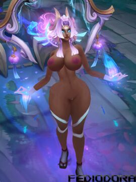 3d ass big_ass big_breasts breasts fediodora female karma_(league_of_legends) league_of_legends nude spirit_blossom_karma