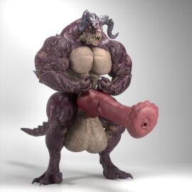 1:1 2025 3d 3d_(artwork) animal_genitalia animal_penis anthro balls big_balls big_muscles big_penis black_claws black_horn claws deathclaw digital_media_(artwork) earless equine_genitalia equine_penis erection fallout flared_penis flexing genitals hi_res horn huge_balls huge_cock huge_muscles hyper hyper_balls hyper_genitalia hyper_penis knot lipless male male_only medial_ring microsoft muscles muscular muscular_male nippleless no_nipples nude penis presenting presenting_penis red_body red_penis red_scales reptile scales scalie sequence simple_background snekkuu solo standing tan_balls tan_body tan_scales three-quarter_view urethra vleischak white_background