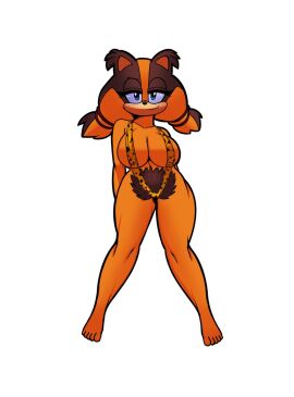 badger big_breasts breasts excessive_pubic_hair excessive_pussy_hair female looking_at_viewer nipples_outline posing pubic_hair pussy sling_bikini sonic_(series) sonic_boom sonic_the_hedgehog_(series) standing sticks_the_badger superbunnygt tagme two_piece_swimsuit