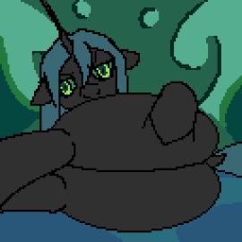 1:1 animated arthropod ass big_ass big_butt changeling changeling_hive changeling_queen digital_media_(artwork) equid equine female feral friendship_is_magic genitals hasbro hi_res horse imminent_sex inviting looking_at_viewer mammal my_little_pony pixel_(artwork) pixel_animation pixel_art pony pussy queen_chrysalis_(mlp) ruanshi short_playtime solo teasing