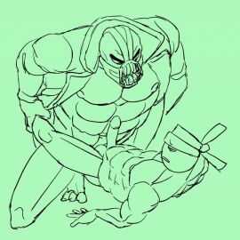 2d 2d_animation abs anal anal_sex anesquared animated balls bane bara batman_(series) biceps boner cum cum_inflation cum_inside cumflation dc dc_comics erection gay gay_anal gay_sex male male_nipples male_only monochrome muscular muscular_male nipples nude pecs penetration penis sex stomach_bulge yaoi