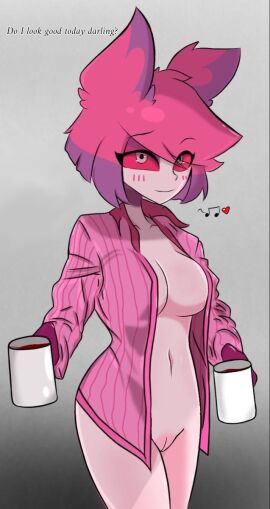 alastor_(hazbin_hotel) edit female female_alastor female_only genderswap hazbin_hotel radio_demon rule_63