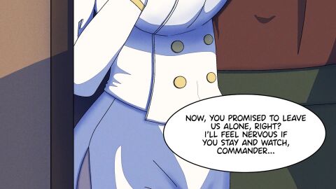 animated atago_(azur_lane) azur_lane black_hair cuckold cum_in_pussy dark-skinned_male dialogue english_text large_breasts ntr paperplatinum tagme video