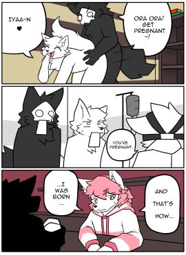 2024 accessory alliartist ambiguous_gender anthro bar bartender black_body black_fur bodily_fluids book bookshelf canid canine canis changed_(video_game) chest_tuft clothed clothing coat colored comic dazed_(video_game) dialogue dr.k_(changed) english_text faceless_ambiguous faceless_anthro faceless_character faceless_male fur furniture gas_mask get_pregnant_(meme) goo_creature group hair hi_res hoodie humping impregnation iv_bag labcoat lin_(changed) male male/male mammal mask meme motion_lines nude nude_anthro nude_male open_mouth ora_ora_get_pregnant ora_ora_get_pregnant_(meme) pink_hair puro_(changed) sex skull_mask speech_bubble surprised_expression sweat sweatdrop tail text thrusting topwear tuft white_body white_fur wolf xi_(dazed)