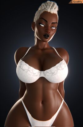1girls 3d ass big_ass big_breasts breasts brown-skinned_female brown_body brown_skin bust busty chest curvaceous curvy curvy_figure dark-skinned_female dark_skin female hips hourglass_figure huge_ass huge_breasts large_ass large_breasts legs lingerie lingerie_only marvel marvel_comics mature mature_female mutant mutant_(marvel) ororo_munroe slim_waist smitty34 storm_(x-men) thick thick_hips thick_legs thick_thighs thighs top_heavy voluptuous waist white_hair white_lingerie wide_hips x-men