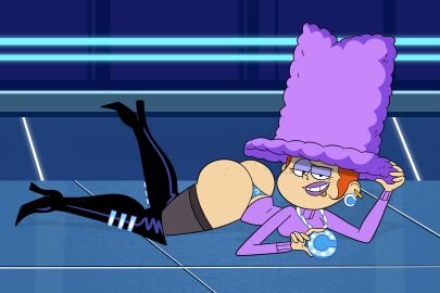 1girls 2024 2d ass big_ass big_butt boots controller_of_cool earring female freckled_ass freckles freckles_on_ass georgie_bule high_heels lip_piercing looking_at_viewer nickelodeon nose_piercing on_front orange_hair piercing rock_paper_scissors_(series) round_ass round_butt sb99 scobionicle99 short_hair solo thick_thighs thighhighs thong underwear