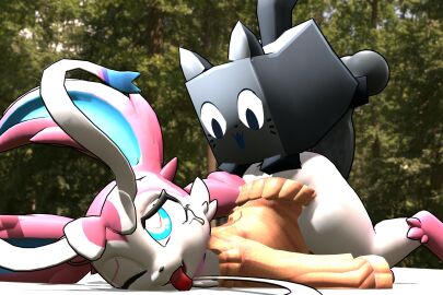 2024 3:2 3d 3d_(artwork) 3d_model anthro anthro_on_feral anthro_penetrated balls black_eyes black_nose black_whiskers blue_eyes blue_inner_ear bodily_fluids bottomless bottomless_anthro bottomless_female clothed clothed_sex clothing crossover day digital_media_(artwork) domestic_cat dominant dominant_feral dominant_male duo eeveelution eyelashes fanfurry featureless_legs feet felid feline felis female female_on_feral female_penetrated feral feral_penetrating feral_penetrating_anthro feral_penetrating_female from_behind_position fucked_silly fur generation_6_pokemon genitals grey_balls grey_body grey_ears grey_fur grey_penis grey_tail heart_pupils hi_res humanoid_genitalia humanoid_genitalia_on_feral humanoid_penis humanoid_penis_on_feral larger_anthro larger_female larger_penetrated male male/female male_on_anthro male_penetrating male_penetrating_anthro male_penetrating_female mammal multicolored_body multicolored_fur multicolored_ribbon nintendo one_eye_closed open_mouth open_smile orange_clothing orange_sweater orange_topwear outside outside_sex partially_clothed_anthro partially_clothed_female penetration penile penile_penetration penis penis_in_vagina perching_position pet_simulator_x pink_ears pink_feet pink_tail pokemon pokemon_(species) pussy red_tongue ribbons_(anatomy) roblox sex size_difference small_but_hung small_dom_big_sub small_nose smaller_feral smaller_male smile square_(anatomy) submissive submissive_anthro submissive_female sweater sweater_only sylveon tail tears tongue tongue_out topwear topwear_only triangle_nose vaginal_penetration waddling_head whiskers white_body white_fur white_sclera zoophilia