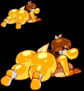 ass ass_focus brain_drain breasts casetermk female huge_ass huge_breasts hypnosis identity_death looking_at_viewer mario_(series) mind_control princess_daisy super_mario_bros. transformation transparent_background yoshi