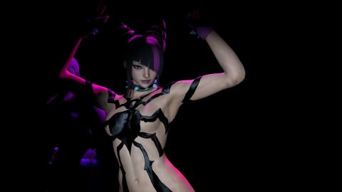 3d animated ass bikini cammy_white dancing juri_han music street_fighter street_fighter_6 sweat tagme thick_thighs third-party_edit video virt-a-mate virtamate