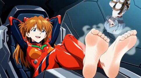 2girls ai_animation ai_generated angry_sub arms_behind_head asuka_langley_sohryu barefoot blue_eyes blue_hair blush bodysuit bondage breasts cheerful confident confident_smile crossed_ankles crossed_feet enjoying eva_02 feet feet_on_desk female female_only femdom fetish foot_fetish foot_focus gagged gaping_mouth grin hair_between_eyes hair_ornament hanged happy happy_dom happy_girl humiliation ignoring immobilization interface_headset legs legs_up long_hair looking_at_viewer loser mecha mecha_pilot_suit mistress_and_slave multiple_girls neon_genesis_evangelion odor open_smile orange_hair pants pilot_suit pink_soles plugsuit pov_feet presenting_feet red_bodysuit red_latex red_plugsuit rei_ayanami relaxing resting restrained restrained_arms shiny_clothes showing_feet sitting smelly_feet smile smiling smug smug_face smug_smile soles steam sweaty sweaty_feet sweaty_girl sweaty_soles teasing teasing_viewer teasing_with_feet teen teenage_girl teenager teeth tight_clothing toes torment tsundere video white_bodysuit white_skin wiggling_toes window winner