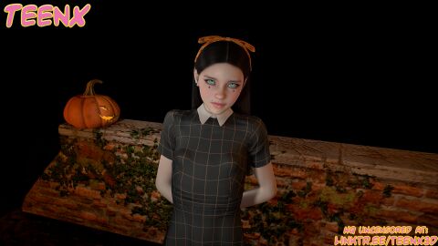 3d accidental_exposure breasts covering_breasts cute exposed_breasts father_and_daughter female halloween halloween_costume hands_behind_back incest nipple_bulge nipple_slip nude nude_female petite petite_body photorealistic pov puffy_nipples realistic shy small_breasts teenager teenx trick_or_treat tricked tricked_into_exposure tricked_into_sex uncensored young younger_female