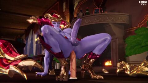 3d anal anal_insertion anal_masturbation anal_object_insertion animated armor armored_female artist_name big_penis blue_skin chikipiko_(artist) cum cumming cumshot dildo dildo_in_ass erect_penis functionally_nude_futa futa_focus futa_only futa_sans_pussy futanari futanari_masturbation futanari_only humanoid league_of_legends longer_than_30_seconds masturbation moaning monster_girl nude nude_futa penis penis_out pleasured shyvana sound sound_effects tagme thick_penis video voice_acted