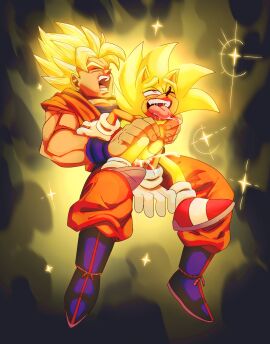 anthro balls bodily_fluids closed_eyes clothing crossover cum cum_inside cuntboy digital_media_(artwork) dragon_ball dragon_ball_(series) dragon_ball_z duo eulipotyphlan fur gay genital_fluids genitals gloves goku handwear hedgehog hi_res humanoid intersex intersex/male male male/male mammal one_eye_closed penetration penile penile_penetration penis saiyan saliva sega shueisha somedivs son_goku sonic_(series) sonic_the_hedgehog sonic_the_hedgehog_(series) stomach_bulge super_saiyan super_sonic toei_animation tongue tongue_out weird_crossover yaoi