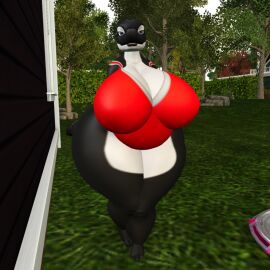 1girls ass big_ass big_breasts breasts bubble_ass bubble_butt female ferialexonar furry huge_ass one-piece_swimsuit orca tagme thick_thighs wide_hips