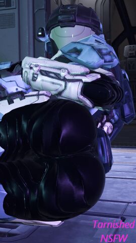 1girls 3d 3d_(artwork) 9:16 armor ass ass_focus big_ass catherine-b320 clothed female female_spartan_(halo) halo_(game) halo_(series) halo_5 helmet kat-b320 spartan_(halo) spartan_iv_(halo) xbox_game_studios