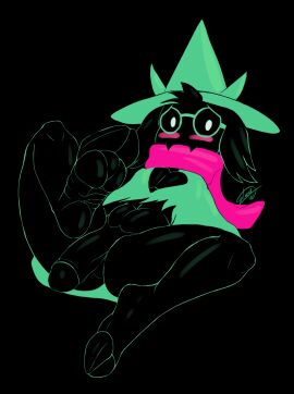 1boy 2d absurd_res anthro anthro_male anthro_only black_background black_body blush blush_lines bovid caprine clothing deltarune eyewear feet foot_focus furry furry_male furry_only genitals glasses glazedvc goat green_clothing hat headgear headwear hi_res hooves looking_at_viewer male male_only mammal muscular penis pink_scarf raised_leg ralsei round_glasses scarf solo undertale_(series) witch_hat worried