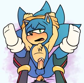 anal anal_sex anthro anus balls blush bodily_fluids bound clothing digital_media_(artwork) dripping duo erection eulipotyphlan fingers footwear fur gay gay_sex genital_fluids genitals gottagoblast gottagoblastnsfw green_eyes hands_above_head hands_tied hedgehog humanoid_genitalia humanoid_penis leg_grab legs_up lying male male/male male_penetrated male_penetrating male_penetrating_male mammal on_back open_mouth penetration penile penis pov precum precum_drip sega sex shadow_the_hedgehog simple_background socks sonadow sonic_(series) sonic_the_hedgehog sonic_the_hedgehog_(series) spread_legs spreading tail