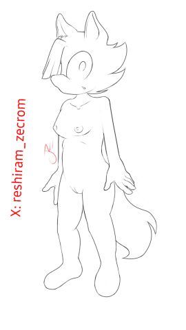 black_and_white blue_hair breasts breasts_out canid canid_humanoid canine canine_genitalia canine_pussy female feral feral_female feral_only furry furry_female furryfication jadeít_(character) kaybur_(series) la_coroneta_(series) lineart look_at_you looking_at_viewer looking_at_you mare mare_pussy mobian mobian_(species) mobian_wolf original_character pussy simple sonic_(series) wolf wolf_ears wolf_girl wolf_humanoid wolf_tail