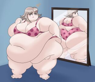 1girls bbw blob blonde_hair caitlin_(pokemon) elite_four english_text female obese obese_female pokemon pokemon_bw remvelvet