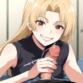 ai_generated cum cum_explosion cumshot futa_focus futa_solo handjob jerking jerkingoff masturbation no_sound penis semen solo solo_futa tagme video yuki_tsukumo