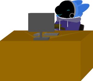 antennae_(anatomy) antennae_grab anthro arthropod bee chair computer_mouse desk duo electronics fellatio female furniture hi_res honeypot_(tf2_demo_2004) hymenopteran insects keyboard machine male male/female monitor office_chair oral penile penis protogen sex solo stealth_sex stickerboard_(tf2_demo_2004) table tf2_demo_2004