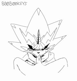 angry animated annoyed anthro b00b00keys bandai_namco digimon digimon_(species) digimon_ghost_game digiphilia duo fellatio first_person_view gulusgammamon hiro_amanokawa human humanoid interspecies looking_at_viewer loop male male/male male_only mammal monochrome nude oral oral_only penile penis pov_blowjob sex