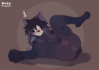 1girls anthro anus artist_name black_body black_fur blush body_blush bone breasts butt canid canine canis female fluffy fur furry genitals gradient_fur gradient_hair hair hi_res holding_leg jpeg jpg looking_at_viewer lying mal0 malo mammal monster naked naked_female navel nekopumpkin nipples nude nude_female on_back pawpads paws plump_labia presenting pussy pussy_blush scp-1471 scp-1471-a scp_foundation skull skull_head solo watermark wolf wolf_girl