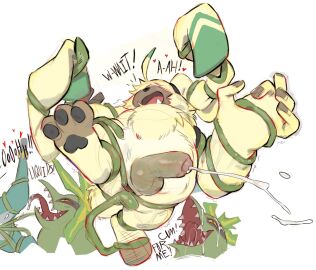 anal anal_orgasm anal_sex angoramon anthro anus balls bandai_namco big_penis blush bodily_fluids cum cum_in_mouth cum_inside cum_on_face dangpa digimon digimon_(species) digimon_ghost_game ejaculation english_text erection genital_fluids genitals group hair hair_over_eyes hands-free long_ears male male/male orgasm pawpads penetration penis ponytail_ears spread_anus spreading tentacle tentacle_in_ass tentacle_penetration tentacles_on_male text tongue weedmon wezengammamon