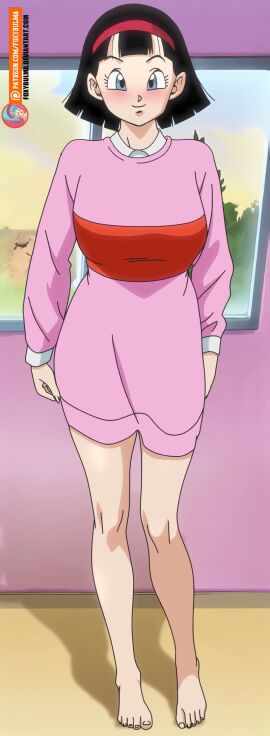 1girls animated dragon_ball dragon_ball_super female foxybulma pussy solo videl videl_(dragon_ball_super)