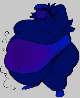 1boy ass ass_expansion baseball_cap belly_expansion blue_body blue_skin blueberry_inflation breasts continuation creepypasta expansion friday_night_funkin friday_night_funkin_lullaby friday_night_funkin_mod hands_on_belly hyper_ass hyper_belly hyper_thighs hypnos_lullaby inflation long_hair male male_only male_with_breasts moobs pokemon pokepasta pokepasta_perdition ponytail shadow_over_eyes solo solo_focus solo_male steven_(strangled_red) strangled_red thigh_expansion yaizl_art