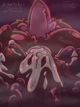 anthro ass ass_to_mouth bodily_fluids breath brother brother_(lore) brothers_(lore) cain_(judasthesinner) cum cum_covered cum_drip cum_from_nose cum_in_nose cum_inside cum_on_penis dripping ejaculation fluffy_behind genital_fluids genitals glistening glistening_bodily_fluids glistening_body glistening_cum glistening_genital_fluids group hi_res judas_(judasthesinner) judasthesinner kinktober kinktober_2024 lagomorph leporid licking luci_(judasthesinner) male male/male mammal messy musk musk_clouds onomatopoeia oral panting penile penis penis_lick presenting presenting_hindquarters rabbit red_lighting sex sibling_(lore) sound_effects steam steaming text tongue trio vein veiny_penis