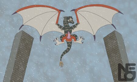 2024 argorok_(twilight_princess) armor black_armor cloud cloudy_sky colored digital_drawing_(artwork) digital_media_(artwork) dragon european_mythology feet feral genitals headgear helmet hi_res hindpaw male male_only mythological_creature mythological_scalie mythology nelo_(artist) nintendo paws penis pink_penis purple_talons raining red_body scalie sky solo spread_wings storm tail talons the_legend_of_zelda toes twilight_princess western_dragon wings wyvern