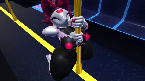 boobs_out breasts breasts_out cally3d cloth_ripping cryptiacurves deltarune deltarune_chapter_2 female glowing_nipples heart_on_body holding_pole red_fur solo tasque_manager_(cryptiacurves) tasque_manager_(deltarune) vrchat vrchat_avatar vrchat_media vrchat_model