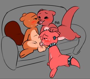 1boy 2024 2girls accessory age_difference anthro balls biped blowjob blush blush_lines bodily_fluids cashew_(fullhero) cashew_and_belle cherry_tomato_(character) collar countershade_torso countershading cub daughter_(lore) dot_eyes drool ear_piercing erection eyebrows fellatio female female_penetrated feral feral_on_feral furgonomics furniture genitals group group_sex hand_on_head head_tuft interspecies kissing kneeling_oral_position looking_at_another looking_at_partner male male/female male_penetrating male_penetrating_anthro male_penetrating_female mammal milf mother_(lore) mother_and_child_(lore) mother_and_daughter_(lore) mrs._tomato_(fullhero) multicolored_body mustelid nude older_female on_sofa open_mouth oral oral_penetration otter parent_(lore) parent_and_child_(lore) parent_and_daughter_(lore) penetration penile penis penis_in_mouth piercing pink_body punk rntongue_out_blowjob rodent saliva saliva_string sciurid sex sitting sitting_on_sofa soulcentinel spiked_collar spikes squirrel sweat tail tail_accessory teeth threesome tongue tongue_out tree_squirrel trio tuft two-tone_body white_body young young_penetrated younger_femalerntongue