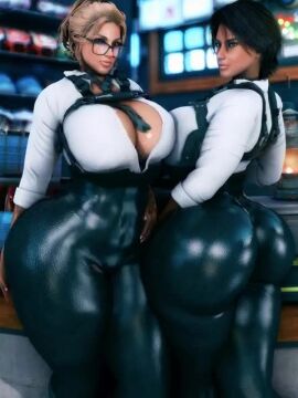 2girls 3d ai_generated ass_bigger_than_head big_ass big_breasts big_thighs breasts breasts_bigger_than_head curvaceous curvy curvy_figure dumptruck_ass dumptruck_butt fat_ass female firm_ass hips hourglass_figure huge_ass huge_breasts huge_thighs large_ass large_breasts large_thighs legs light-skinned_female light_skin mature mature_female original_character original_characters oxton86 round_ass slim_waist sound tagme thick thick_ass thick_hips thick_legs thick_thighs thighs thighs_bigger_than_head video voluptuous waist wide_ass wide_hips wide_thighs