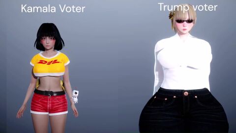 1futa 1girls 3d animated ass backsack balls ballsack big big_breasts big_penis black_hair blonde_hair blush breasts criminal dom feet female female_only futa_on_female futanari honey_select_2 intersex kamala_harris losakdodo micro_on_macro music nier nier:_automata nier_(series) nipples penis pink_hair poktaklulu politics potakdodo potaklulu president size_difference small smaller_female sound sub tagme text trump video white_hair yorha_2b